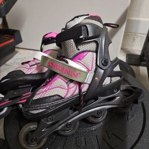 Schwinn Gray and Pink Youth Adjustable Inline Skates